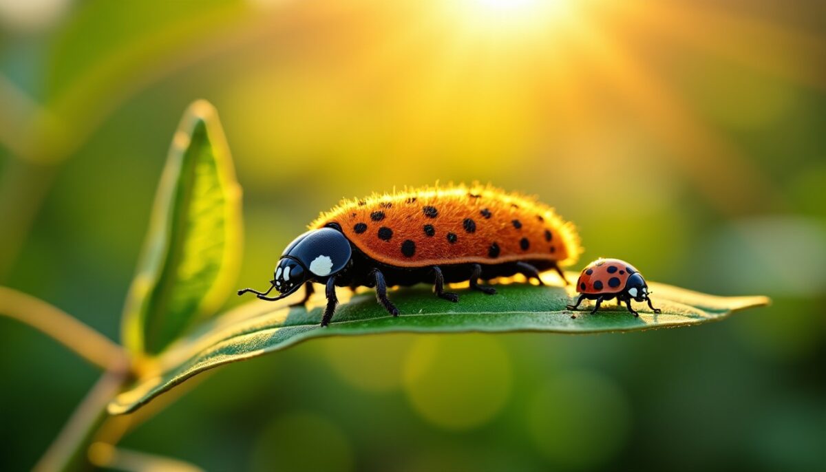 Larves de coccinelle : comprendre leur identification, leur développement et leur utilité au jardin Larves de coccinelle : comprendre leur identification, leur développement et leur utilité au jardin